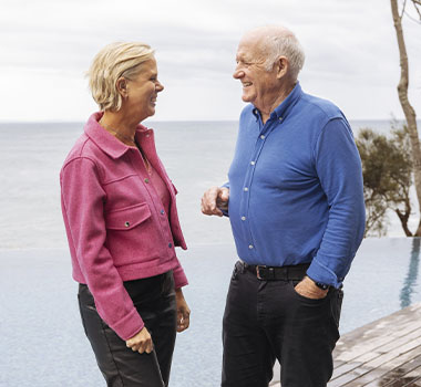 Rick Stein and Wife Sarah Burns